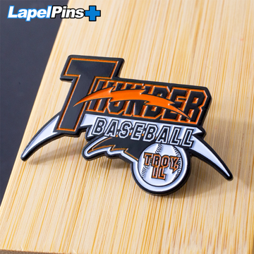 Thunder Baseball Trading Pin