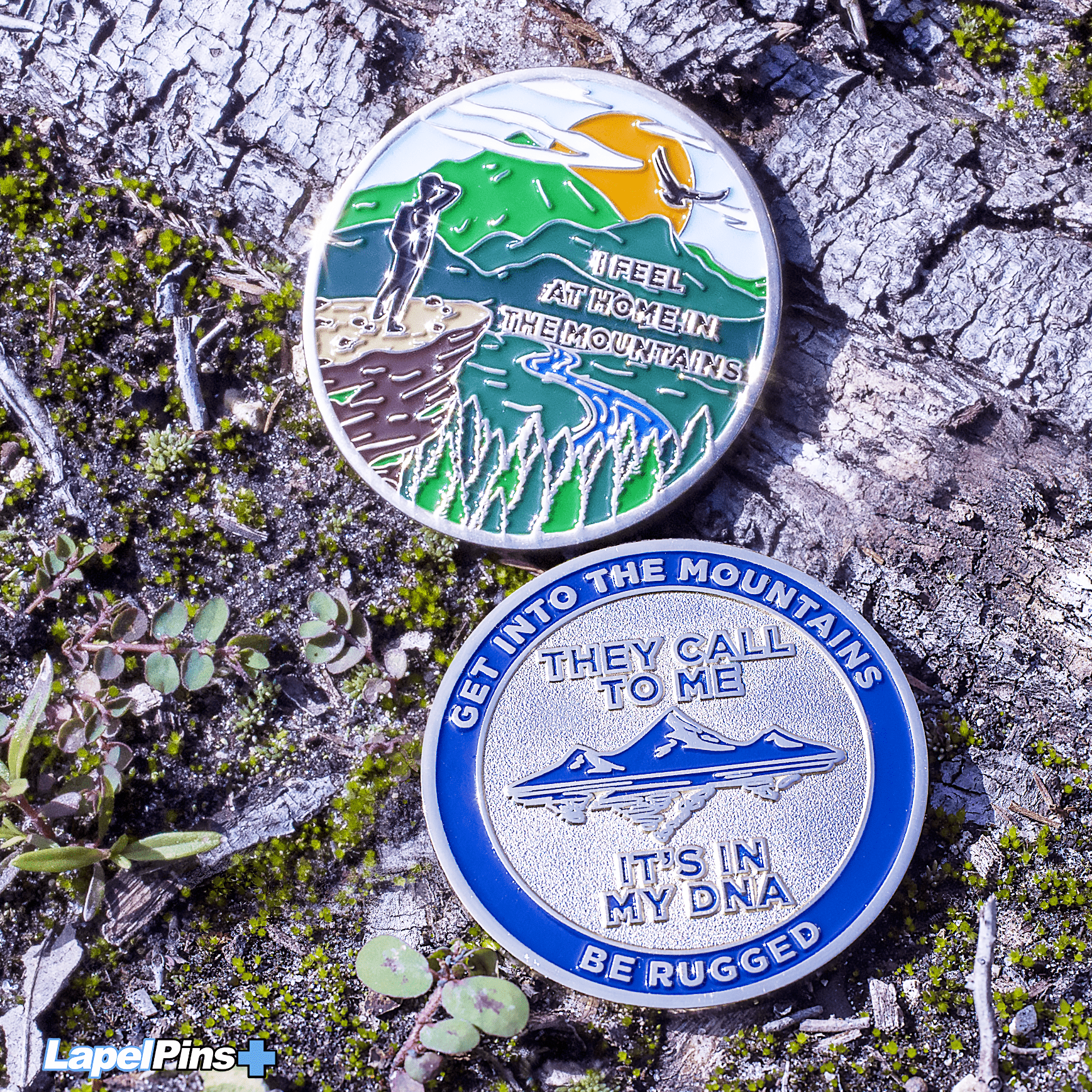 Get in the Mountains coin HP Silver