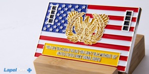 Oversized Challenge Coin Lapel Pins Plus