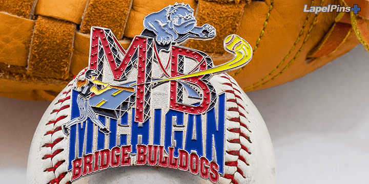 Michigan Bridge Bulldogs Trading Pin by Lapel Pins Plus