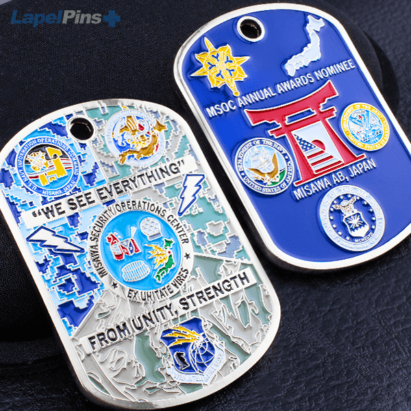 MSOC Annual Awards Nominee Dog Tag Challenge Coin