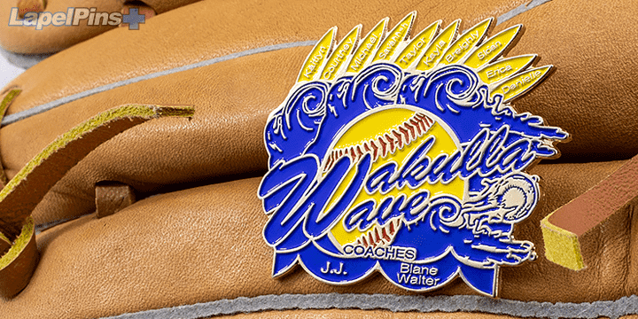 Wakulla Wave Coaches Trading Pin