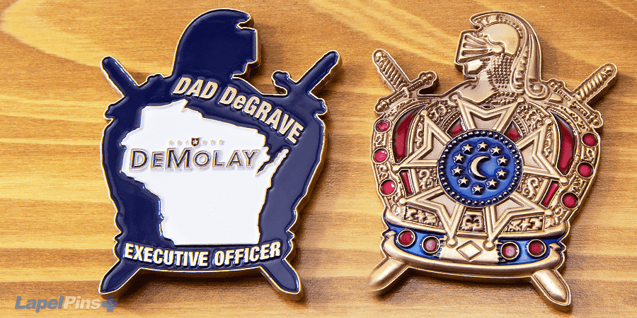 Demolay Challenge Coins