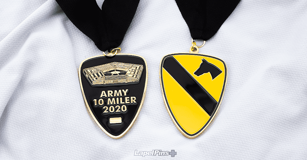 Army 10 Miler Race Medals - Custom Medals Plus