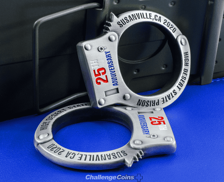 25th anniversary handcuff - police - cutout 2