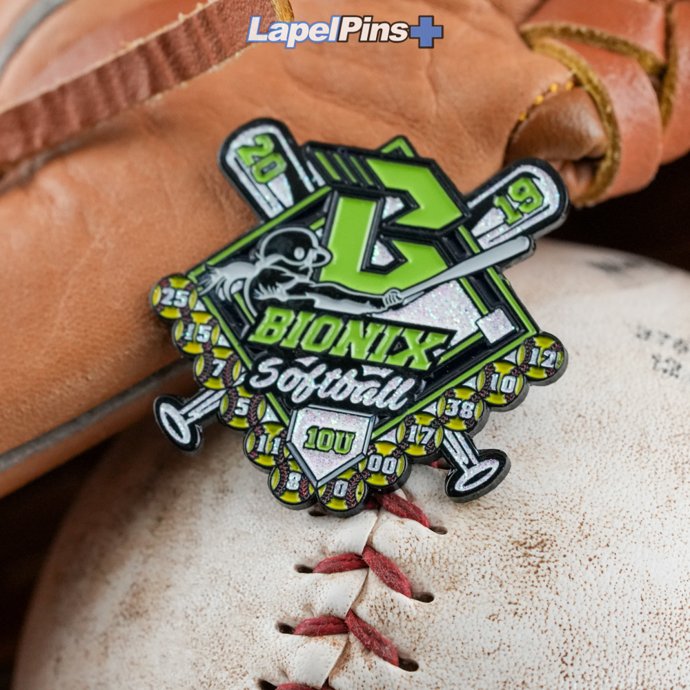 Bionix Softball Trading Pin