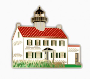 Lighthouse Lapel Pins Make the Perfect Vacation Souvenir