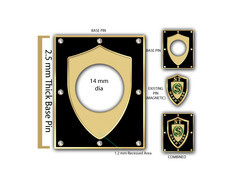Twelve Visions Party Uses Existing Lapel Pins in Conjunction with New Pins