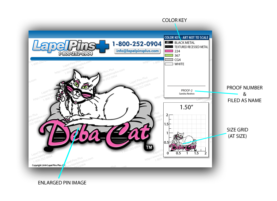 Lapel Pin Creation: The Importance of Using a Digital Proof