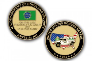 U.S. Border Patrol Challenge Coins Honor Law Enforcement Officers
