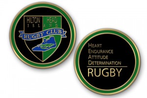 Rugby Challenge Coins Bond Teammates for Life