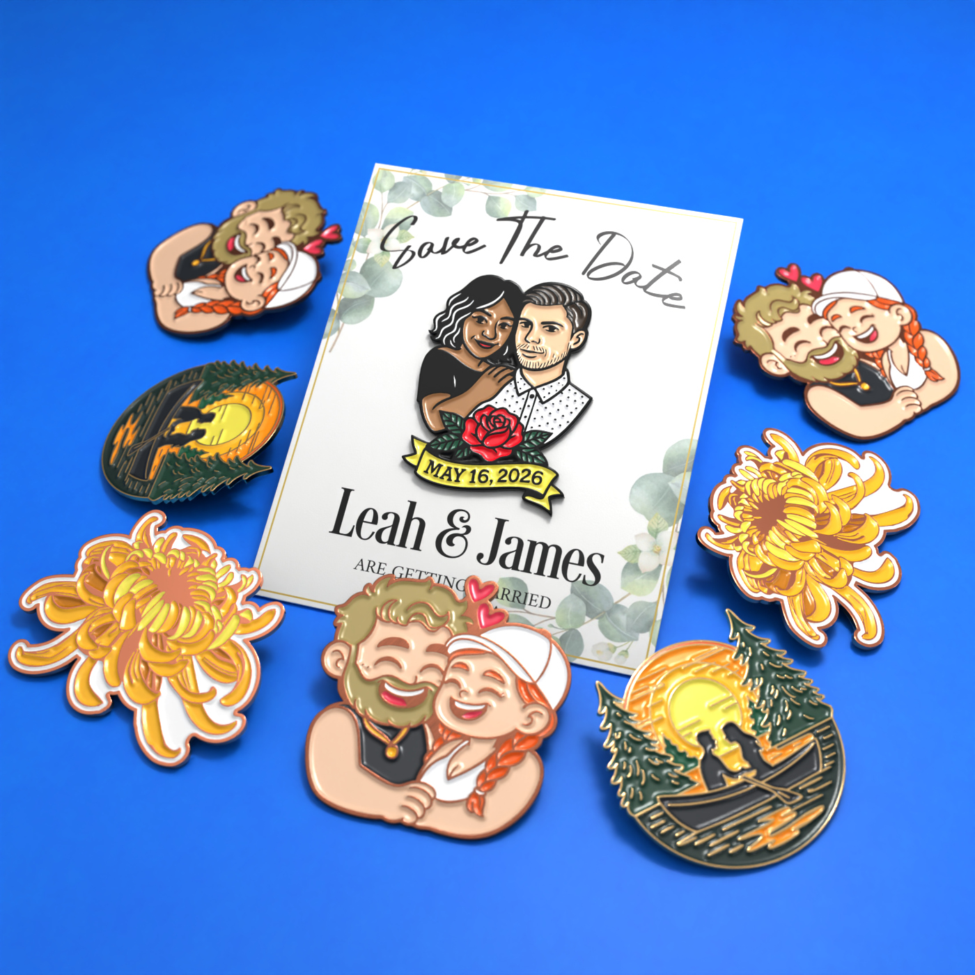 Why Custom Wedding Pins Are the Must-Have Favor for Your Big Day